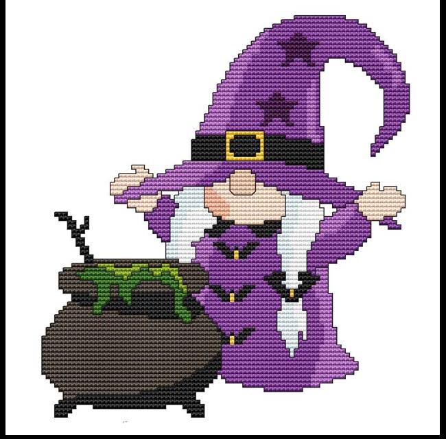 (image for) Halloween Gnome - Cauldron
